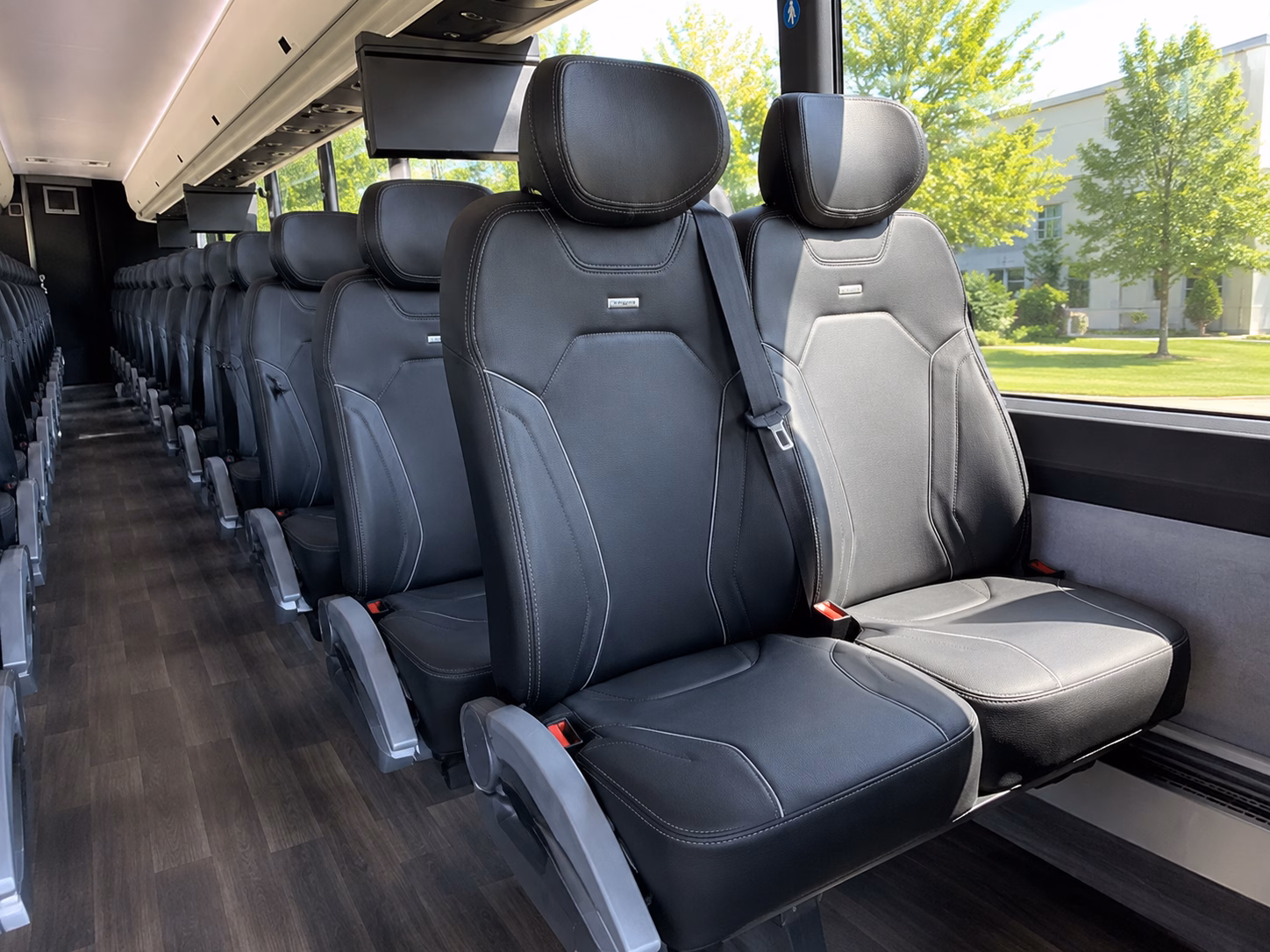 scranton charter bus rental inside